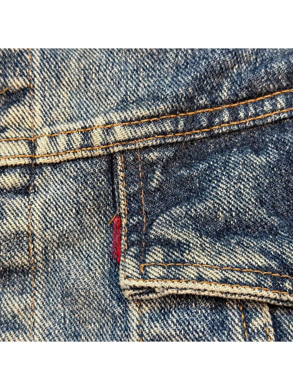 Vintage 90s Levi's Denim Trucker Jacket XL Blue Medium Wash 70598 4891 USA